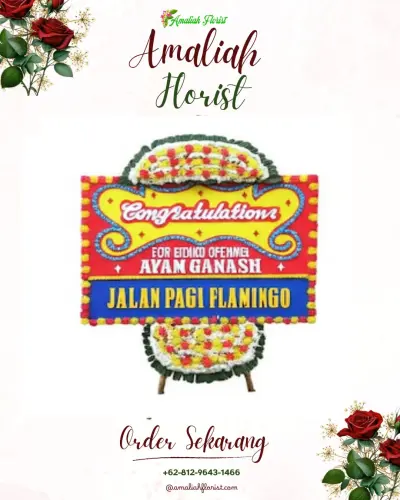 Bunga Papan Congratulation di Pelapuan